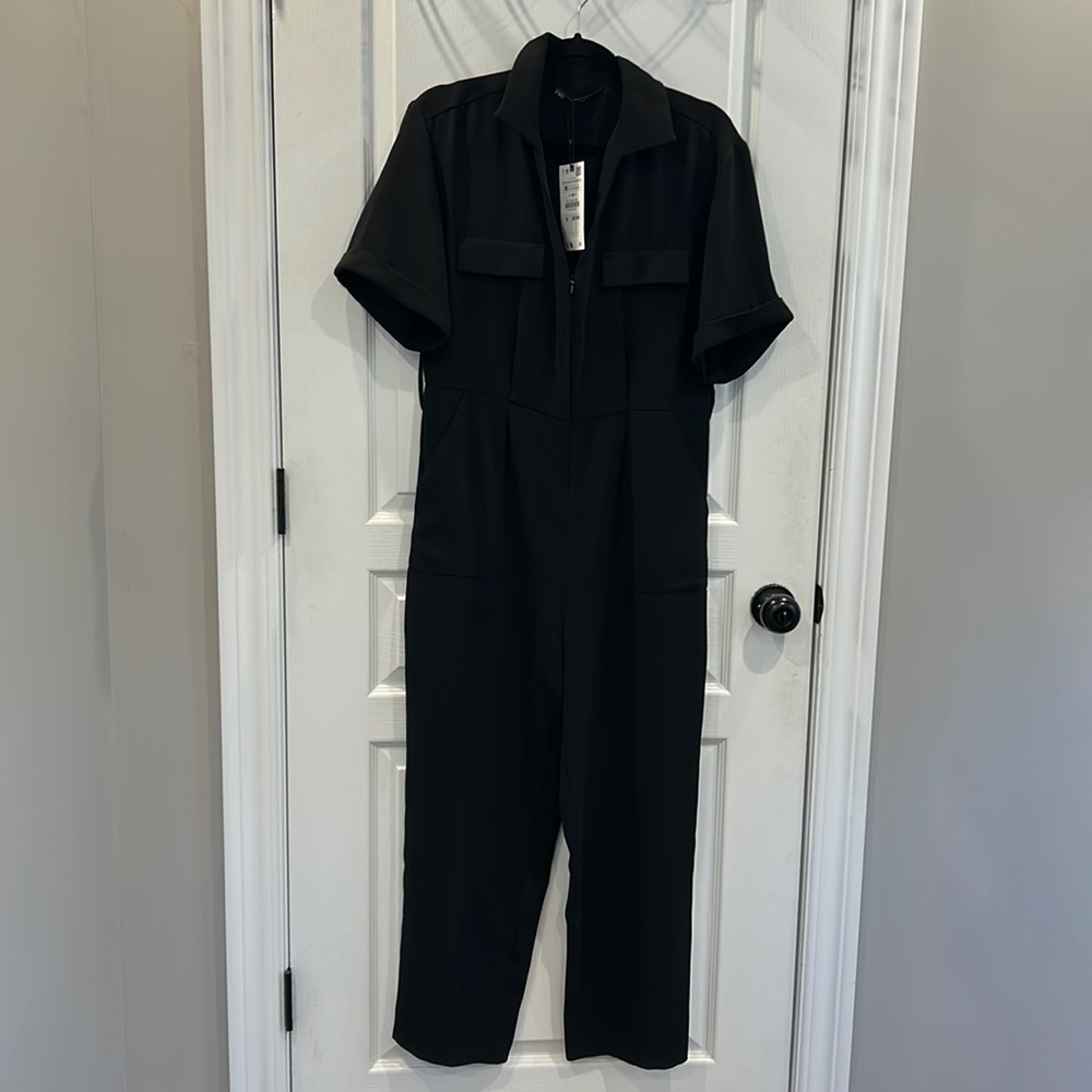 Zara black jumpsuit